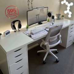 BÀN IKEA HAI HỘC TỦ MƯỜI NGĂN KÉO IKEA2HOC