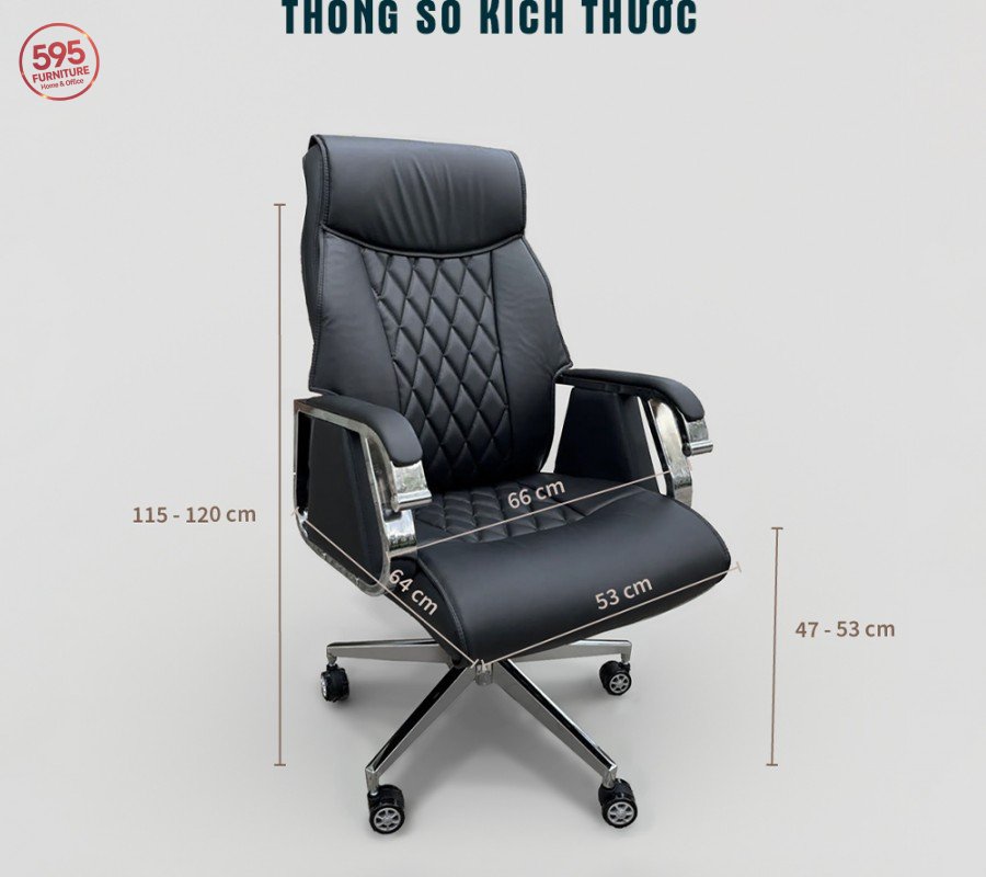 GHẾ GIÁM ĐỐC DA CAO CẤP GGD595-03