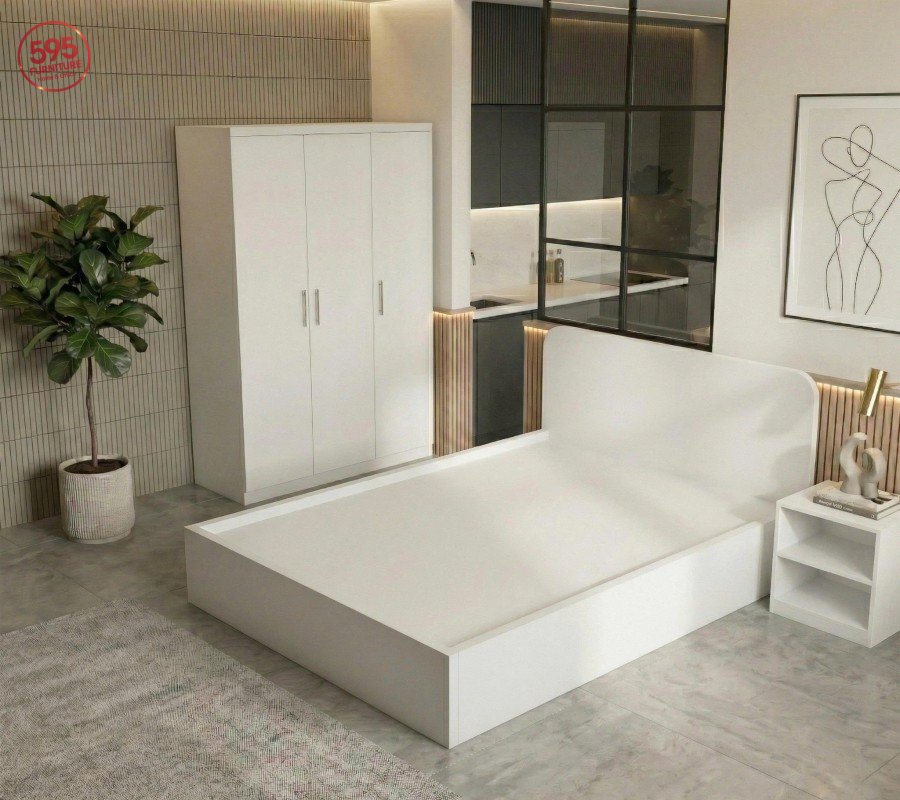 GIƯỜNG GỖ MDF G595-04