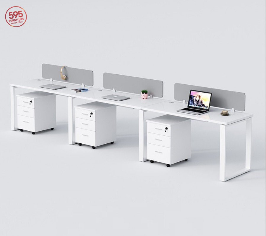 CỤM LÀM VIỆC 3 NGƯỜI NGỒI CUM3NV595-05