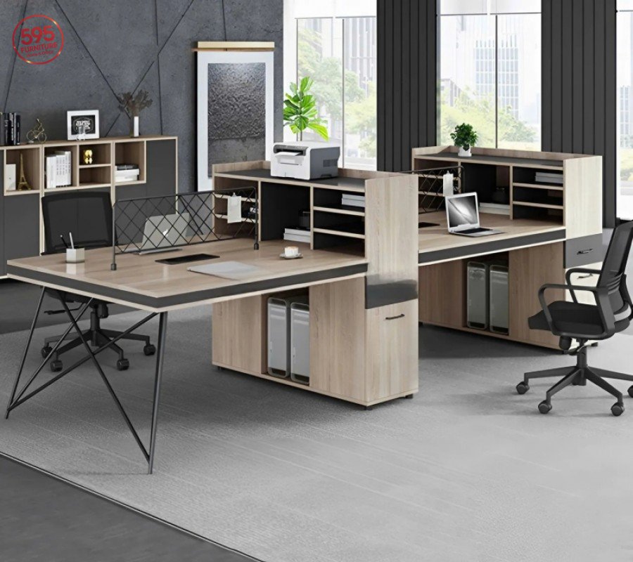 CỤM LÀM VIỆC 4 NGƯỜI NGỒI CUM4NV595-07