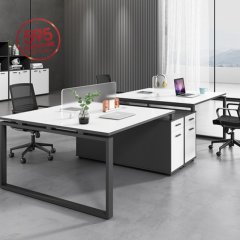 CỤM LÀM VIỆC 4 NGƯỜI NGỒI CHÂN SẮT  CUM4NV595-09